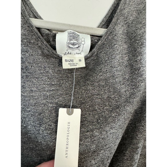 NWT Anthropologie Lili's Closet Cold Shoulder Jersey Drawstring Dress Size Small - Picture 5 of 6